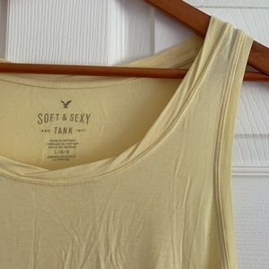 SOLD AE Soft & Sexy Tank, Twisted Collar Design
